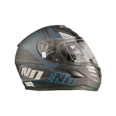 Casco integral azul