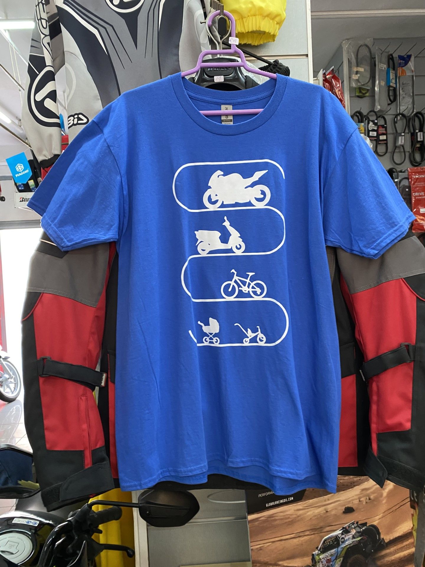 camiseta-azul-evolucion-motera-tienda Camiseta azul evolución motera tienda