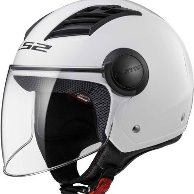 Casco ls2 of562 airflow blanco brillo
