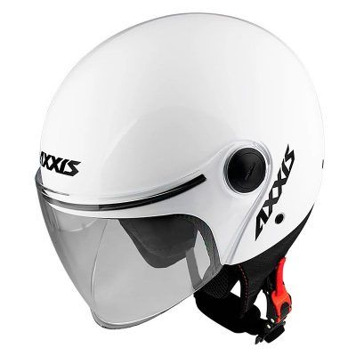 Casco axxis square blanco brillo