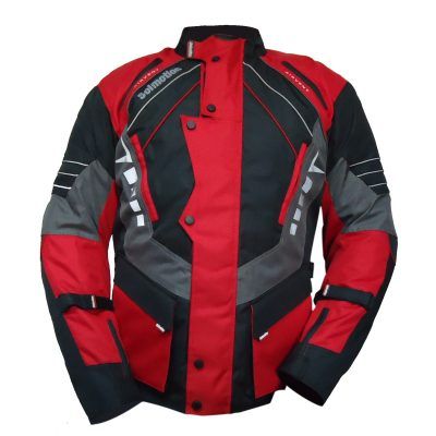 Chaqueta moto invierno roja