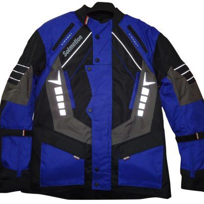 Chaqueta moto invierno azul