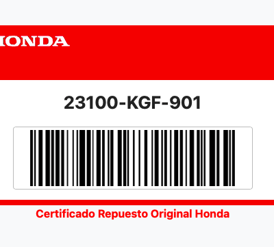 Correa honda sh antigua
