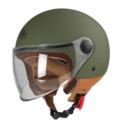 casco jet verde
